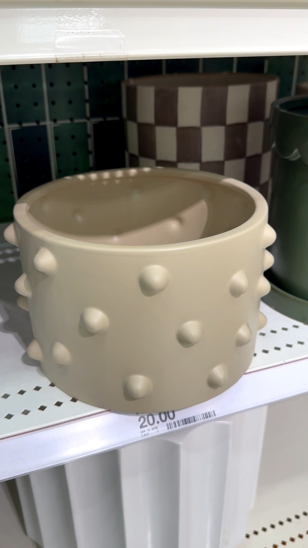 I’m loving this sculptural ceramic, modern planter. It’s round, in a beautiful matte khaki color, and features a raised-dot design all around the outside. 🪴

Bonus! There’s a drainage hole and plug so you can use it for live plants or faux arrangements. ✨

And if you’re a mosaic artist, this would be a fun substrate for your tile work too! For mosaic tips, tutorials + inspiration please visit my YouTube channel: YouTube.com/julieweilbacher, and follow @julieweilbacher on Instagram.

#ceramicplanter #modernplanter #khakiflowerpot #target #containergarden #patiodecor #mosaic #deckdecor #planterpot

#LTKSeasonal #LTKHome