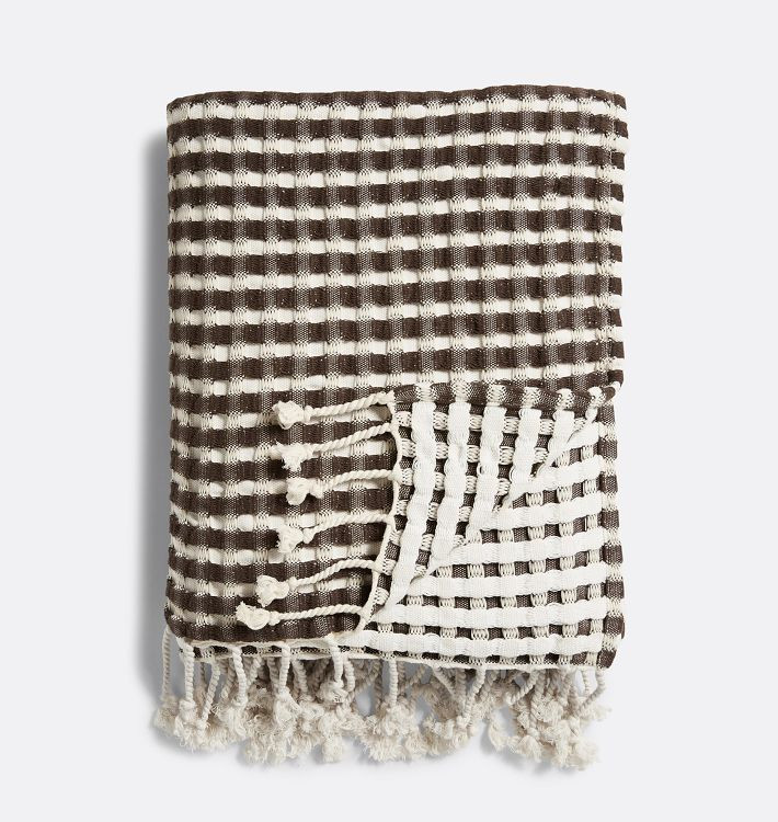 Two-Tone Waffle Knit Throw | Rejuvenation