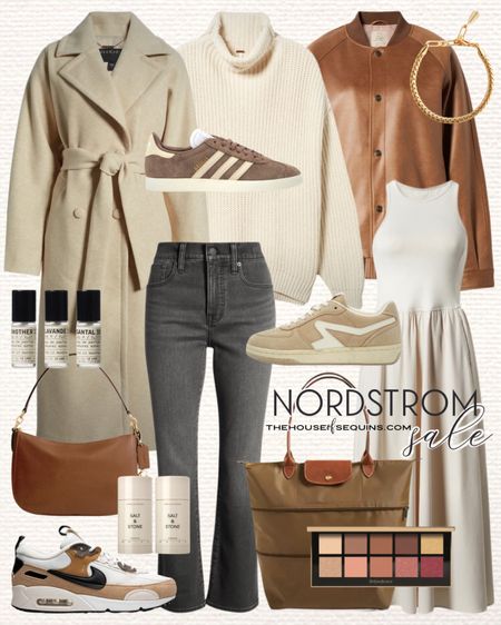 Shop these Nordstrom Sale Favorites! Trench coat, wool coat, Adidas gazelle, BLANKNYC suede BOMBER JACKET, Madewell Jeans, Coach bag, Free People sweater, Nike C Air Max 90 Futura, Longchamp Le Pliage Expandable Tote Bag, Rag & Bone Retro sneakers, midi dress, Jenny Bird gold chain bracelet, and more! 

#LTKSummerSales #LTKxNSale #LTKSaleAlert