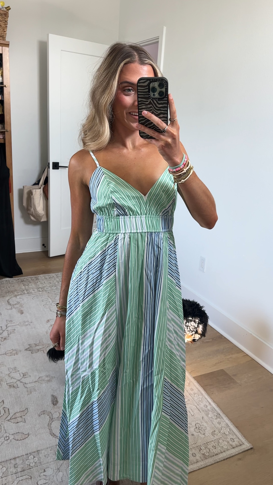 Walmart size xs Keep it simple and stylish with Free Assembly’s Mixed Stripe Maxi Dress. A beautiful nod to sunny days, this one-and-done style is crafted in 100% cotton for a lightweight, breathable feel. Featuring a flattering deep V-neckline, a banded elastic waistband, and a flirty back cut-out detail, it's designed for effortless confidence. Simply pair this dress with your favorite sandals for a day of fun. Only at Walmart

#LTKootd #LTKSaleAlert #LTKSeasonal