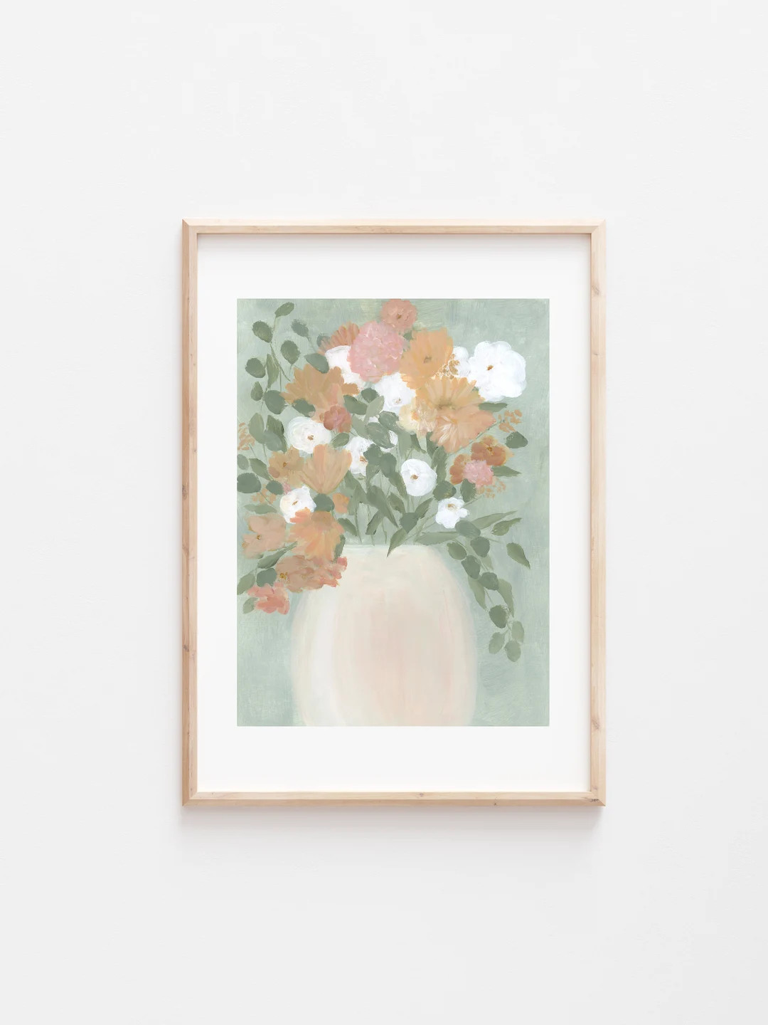 Floral Print Floral Painting Floral Artwork Flowers in Vase - Etsy | Etsy (US)