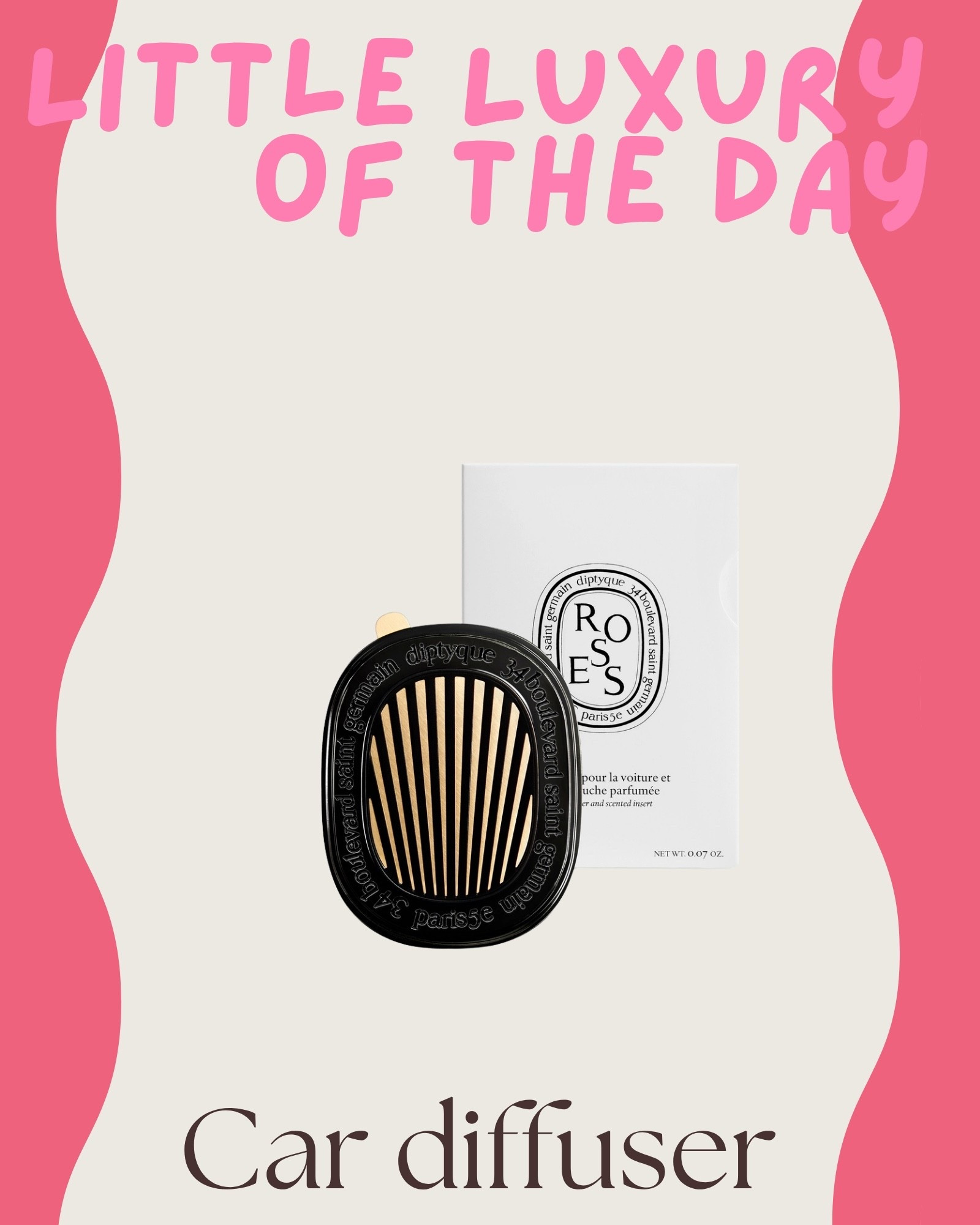 Now that Duke is in school, I find myself in the car more. Pick up has become something I look forward to. I can have my second coffee, work on a needlepoint project and wait patiently to see my boy! 💕

This car diffuser makes my car smell like heaven! Roses is my signature sent. It’s so fabulous! 🌹

#LTKBeauty #LTKFamily #LTKKids