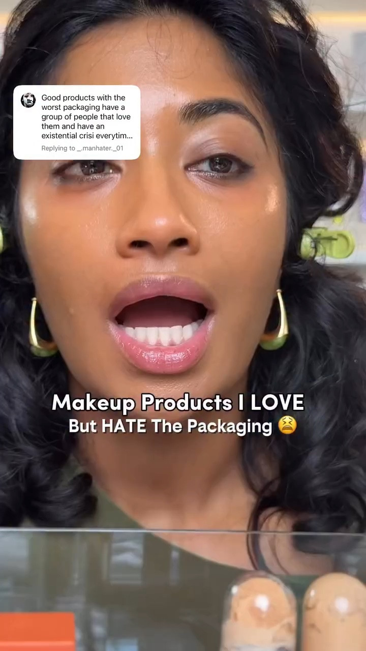 The last product is SO good but SO messy 😭 Love these products for my brown skin but the packaging is so frustrating, wouldn’t recommend 🥲@Isamaya Beauty @Huda Beauty @Makeup Revolution @Maybelline NY @NYX Professional Makeup 

#makeuppackaging #makeupforbrownskin #makeupreview #hudabeauty #isamayabeauty 

#LTKgrwm #LTKSaleAlert #LTKBeauty
