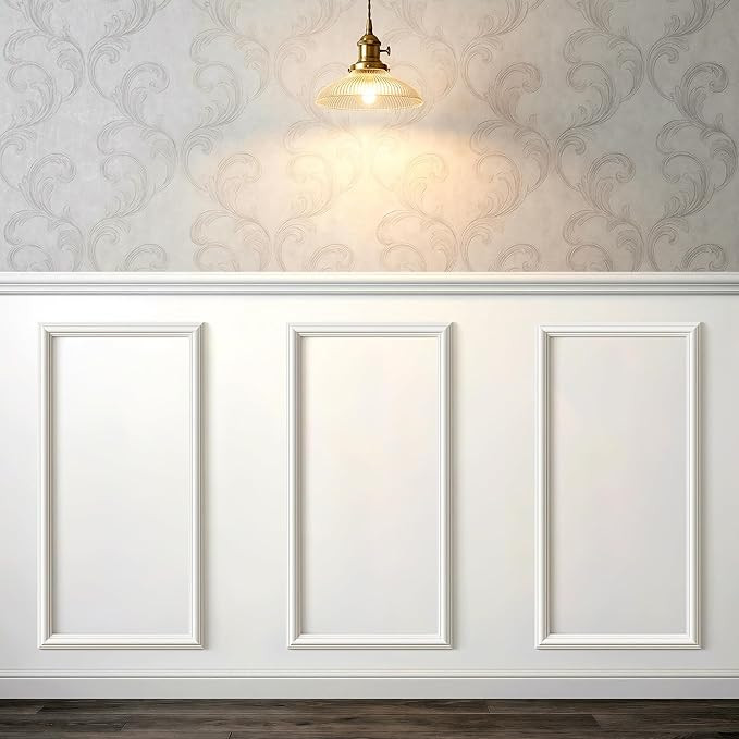 Peel and Stick Wall Molding Kit, INMOZATA 3 Sets 3D Pre-Cut Accent Molding Trim Wainscoting Panel... | Amazon (US)