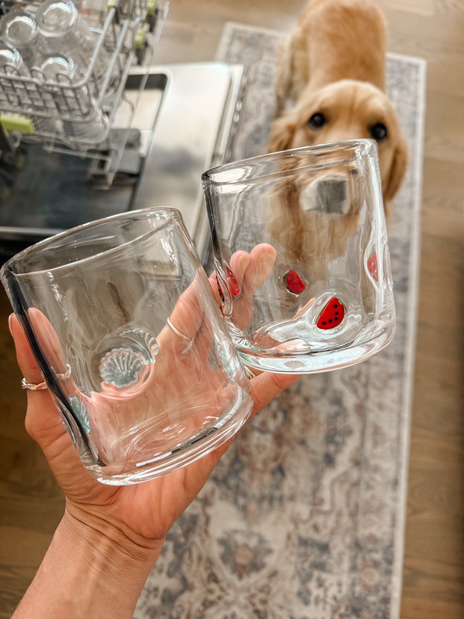 Love these glasses from Target! So many fun styles 🍓🍎🍉🍊🐚🦞🦪