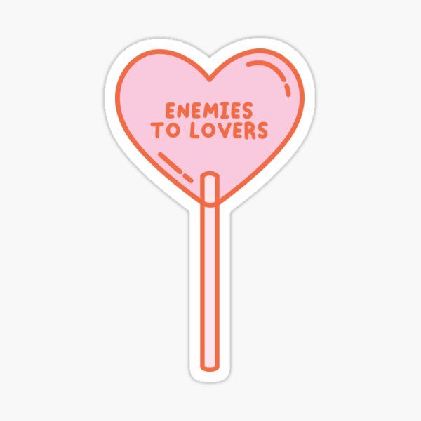 Enemies To Lovers Lollipop Sticker | Redbubble (US)