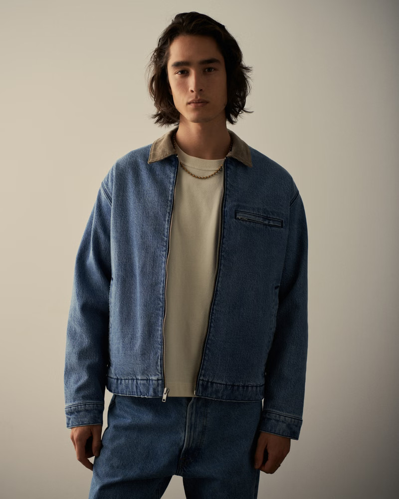 Men's Workwear Lined Jacket | Men's Coats & Jackets | Abercrombie.com | Abercrombie & Fitch (US)