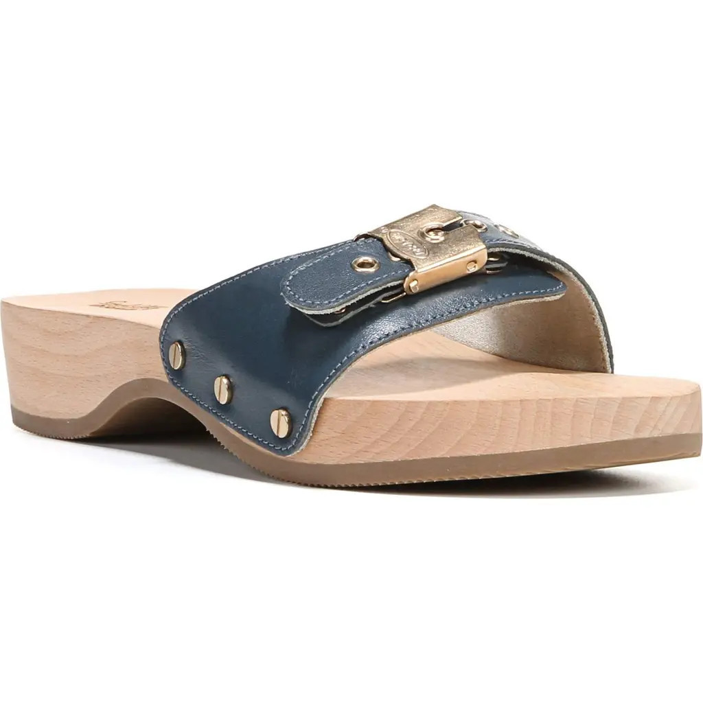 Dr. Scholl's Original Collection Platform Slide Sandal in Navy at Nordstrom, Size 5 | Nordstrom