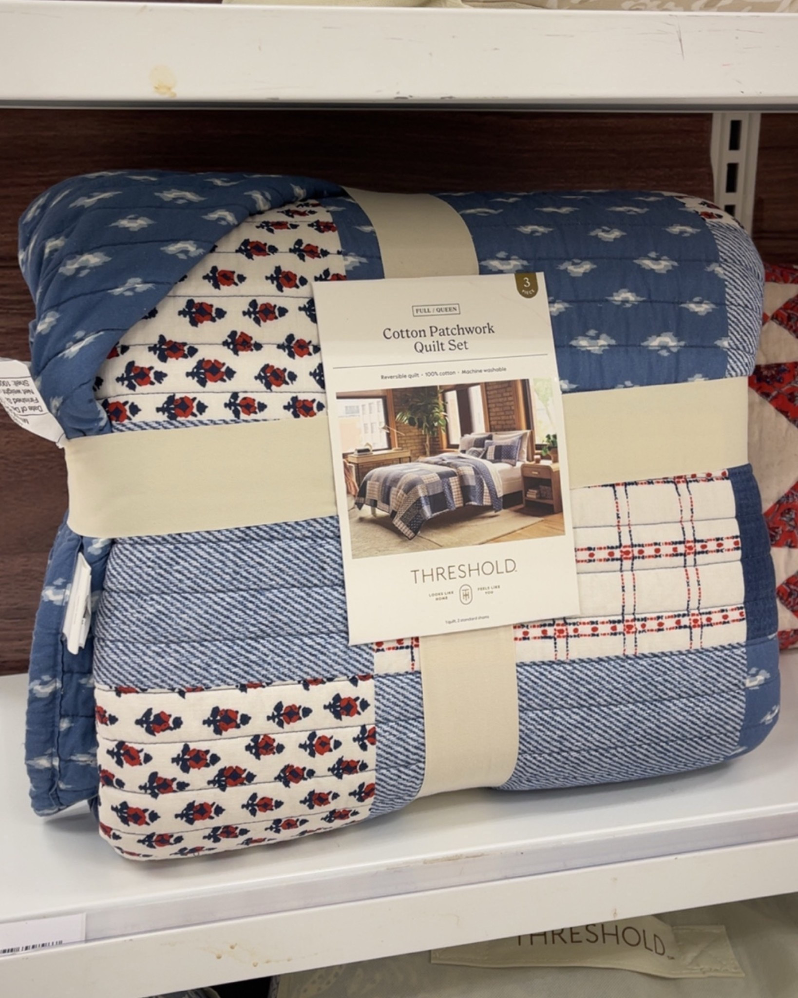 Target Patchwork Quilt Set

Target red white and blue quilt, target red white and blue bedding, target worth of July home decor, target patriotic, target home, target bedding, target quilt, target red white and blue blanket, target vintage decor, target vintage bedding, target traditional home decor

Target patriotic decor, Target Fourth of July decor, Target 4th of July home decor, Target Americana decor, Target red white and blue decor, Target patriotic bedding, Target patriotic quilt, Target summer home decor, Target holiday home decor, Target traditional home decor

red white and blue quilt, patriotic bedding, Americana bedding, vintage inspired quilt, traditional quilt bedding, patchwork quilt aesthetic, cozy patriotic bedding, classic American style decor, heirloom inspired bedding

Target bedding finds, Target quilt set, Target bedroom decor, Target vintage bedding, Target cottage style bedding, Target Americana bedroom, Target guest room decor,

red white and blue blanket, patriotic throw blanket, Americana home aesthetic, classic summer home decor, coastal Americana decor, vintage Americana style, nostalgic home decor aesthetic

summer bedding refresh, seasonal bedding decor, Fourth of July bedroom decor, Memorial Day home decor, Labor Day home decor, patriotic summer decorating ideas

cozy traditional home decor, southern home decor, cottagecore home decor, modern traditional decor, vintage inspired home styling, collected home aesthetic, Ralph Lauren inspired home decor

neutral vintage home decor, warm cozy bedroom decor, layered bedding styling ideas, guest bedroom decor inspiration, bedroom refresh ideas

affordable patriotic decor, budget friendly home decor finds, designer look for less home decor,

trending home decor 2026, TikTok Target home finds, viral Target home decor, aesthetic home decor inspo

Morgan Grace Howe

#LTKHome #LTKSeasonal #LTKdayinmylife