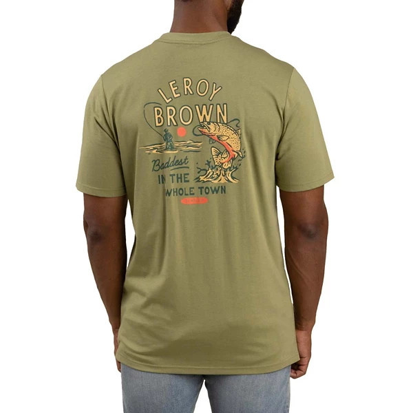 Men's Sendero Provisions Co. Leroy Brown T-Shirt 2XLarge Sage | Scheels
