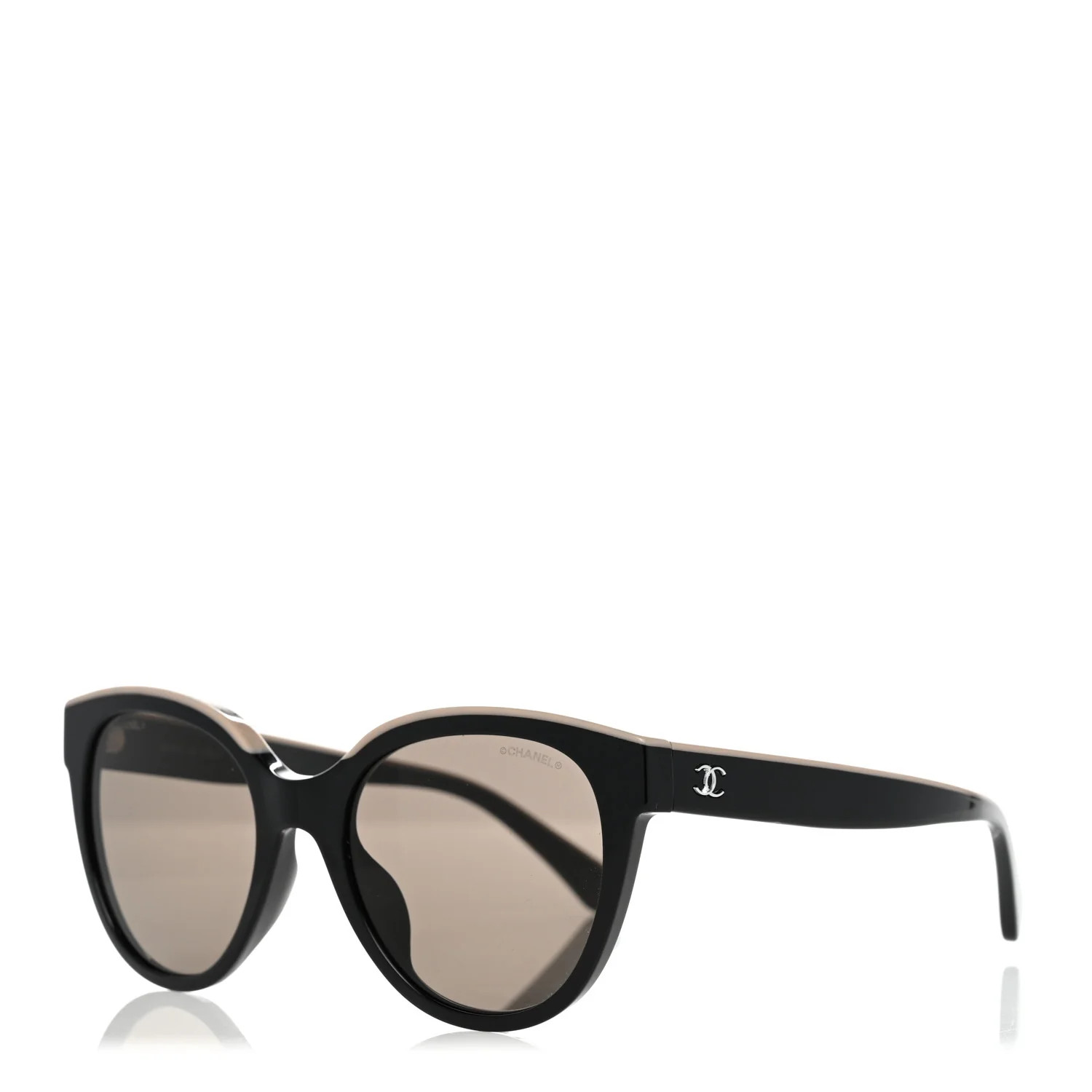 Acetate CC Butterfly Sunglasses 5414 Black Beige | FASHIONPHILE (US)