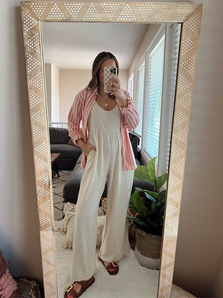 Teacher outfit idea🍎 wearing a xs jumpsuit and small button down.

Teacher style | classroom outfit | summer style | teacher outfit | classroom style | outfit inspo 



#LTKStyleTip