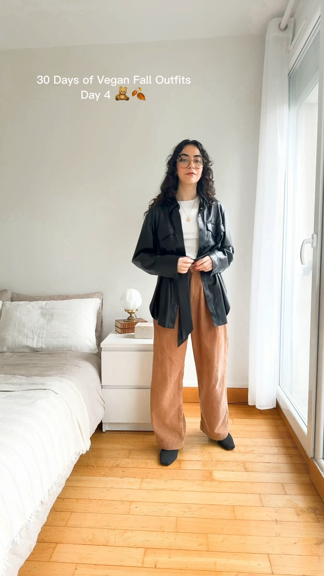 30 Days of Vegan Fall Outfits 🧸🍂✨ | Day 4 | #30daysoffalloutfits #30daysoffalloutfits2023 #falloutfitschallenge #veganootd #veganoutfitoftheday #parisianfashionista #parisianfashionblogger #parisianfashion #discoverfashionbloggers #frenchgirlclothes #sezanelovers #reformationmasonpants #willsveganshoes #willsveganstore #alohas #alohasshoes #sezanegirl #sezanetop #veganfashioninfluencer #crueltyfreestyling #leatheralternative #vintagesailor #nauticalaesthetic #nauticaloutfit #fallfashionideas2023 #chorejackets #vintagestyleinspiration #frenchgirlfall #parisfalloutfit #parisfashioninspo #dailfitcheck #styleyoutuber #fashionyoutubechannel #discover #sustainablefashionbloggers #greenfashionblogger #sustainableootdinspo #sustainableoutfitoftheday #highqualityfashion #highqualityoutfit #highqualityoutfits #greenfashionwear 

#LTKVideo #LTKSeasonal