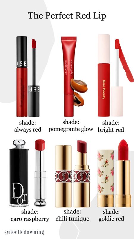 I love a bold red lip! Here are some of my favorite shades! I use the clarins almost daily!

#LTKbeauty #LTKstyletip #LTKworkwear