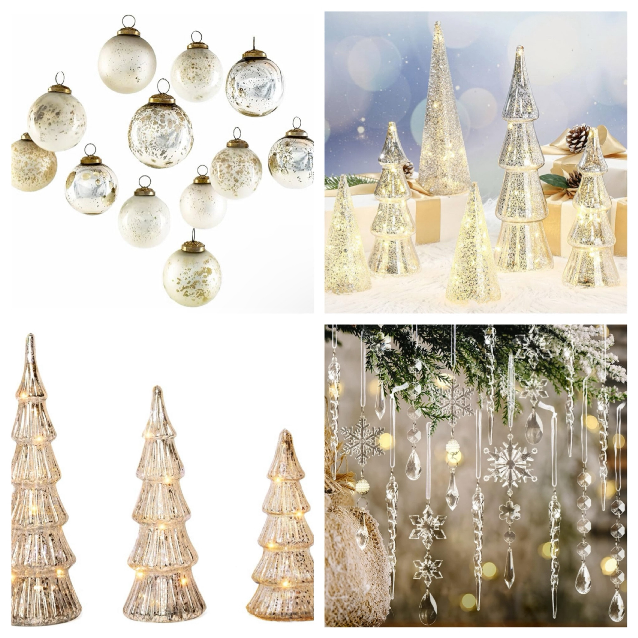 Christmas decorations in gold and glass. 



#LTKxPrimeDay #LTKFindsUnder100 #LTKHome