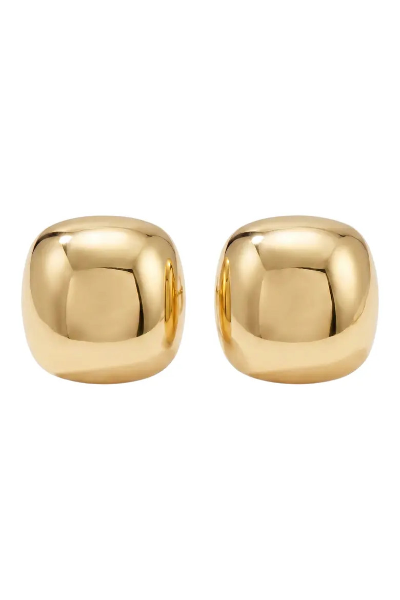 Puffed Square Button Stud Earrings (Women) | Nordstrom | Nordstrom