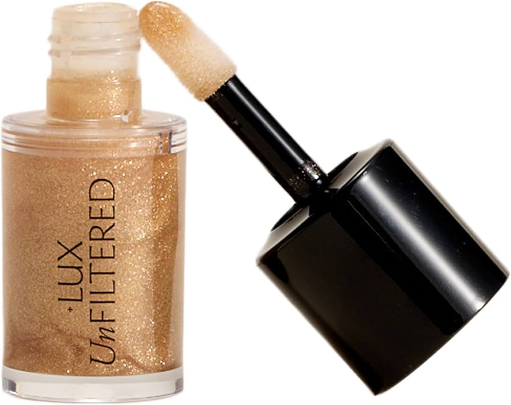 + Lux Unfiltered High Gloss SPF Lip Oil - Bronze Tinted Shimmer Lip Oil with Broad Spectrum SPF 3... | Amazon (US)