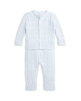 Cable Knit Cotton Cardigan & Pant Set - Baby | Bloomingdale's (US)