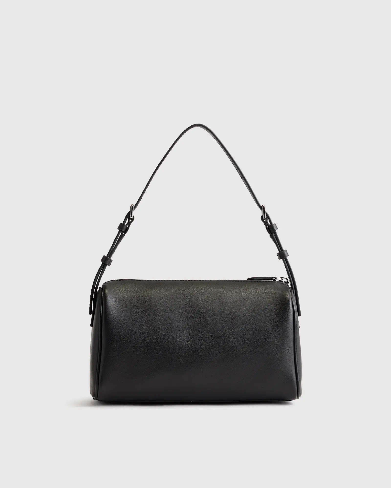 Italian Leather Mini Barrel Shoulder Bag | Quince