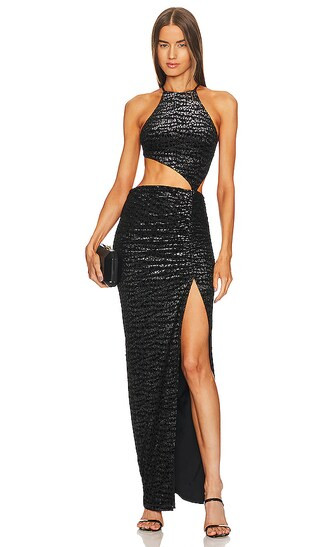 x REVOLVE Tetyana Maxi Dress in Black | Revolve Clothing (Global)