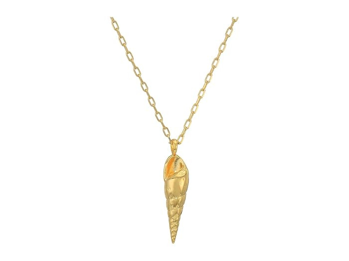 gorjana Cove Shell Necklace (Gold) Necklace | Zappos