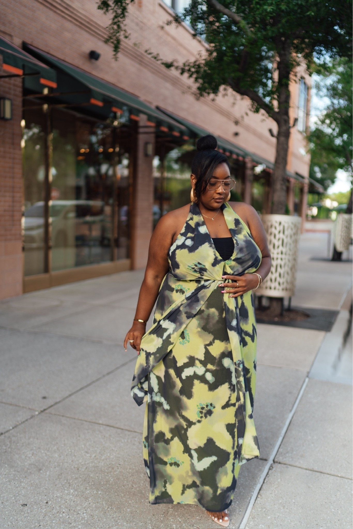 ✨ Eloquii Tie-Detail Halter Maxi Dress! For size reference I’m wearing a size 20 which is too big on me.

#LTKootd #LTKgrwm #LTKPlusSize