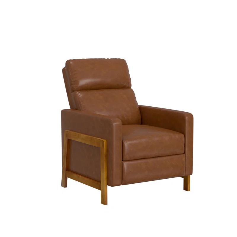 Florabel Vegan Leather Recliner | Wayfair North America