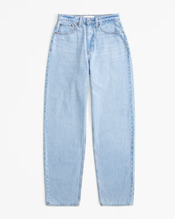 High Rise Tapered Loose Jean | Abercrombie & Fitch (US)