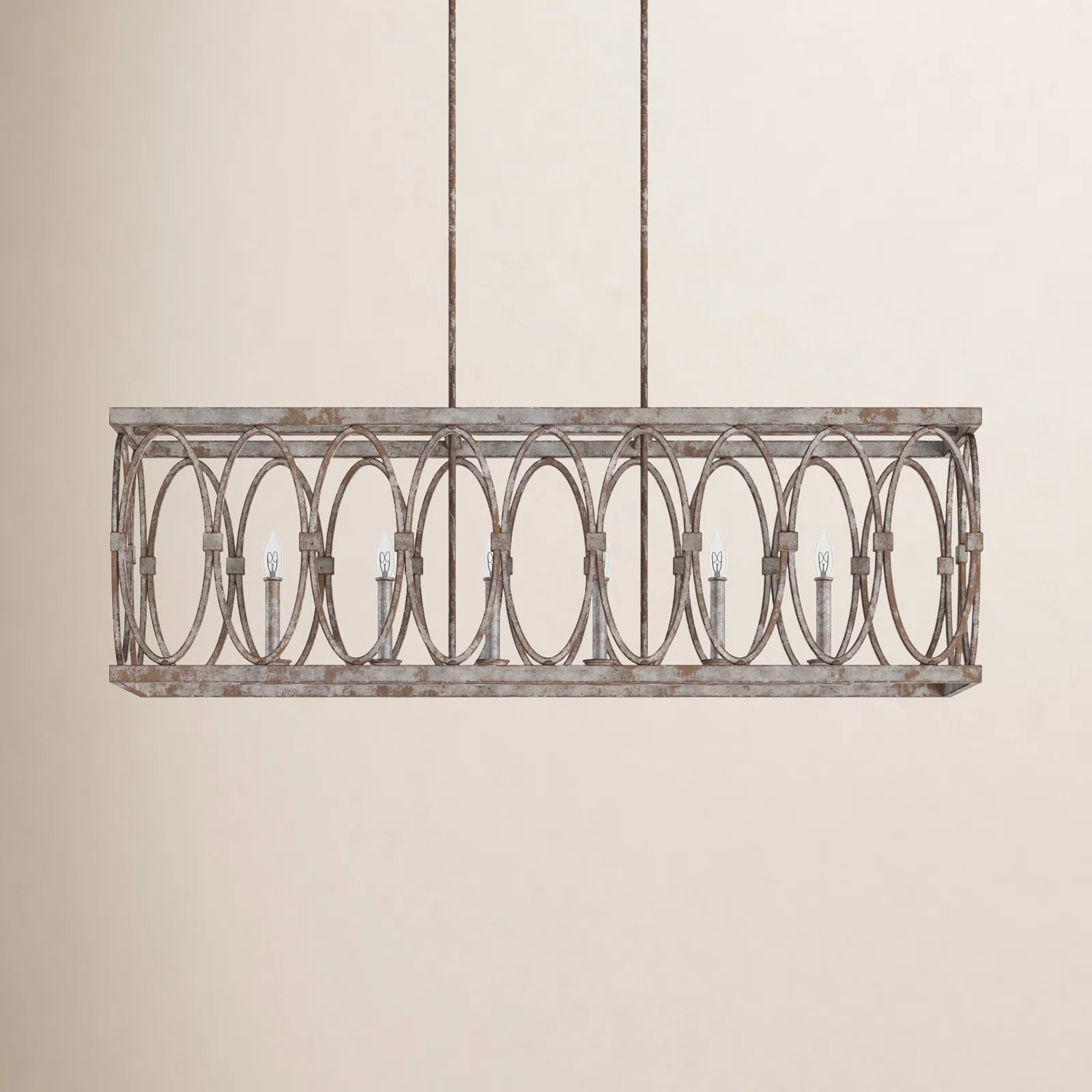 Alverstone 6-Light Linear Kitchen Island Pendant | Wayfair North America
