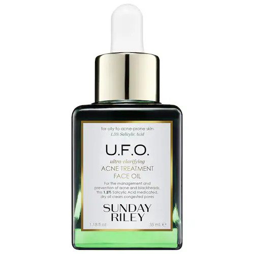 U.F.O. Salicylic Acid BHA Acne Treatment Face Oil - Sunday Riley | Sephora | Sephora (US)