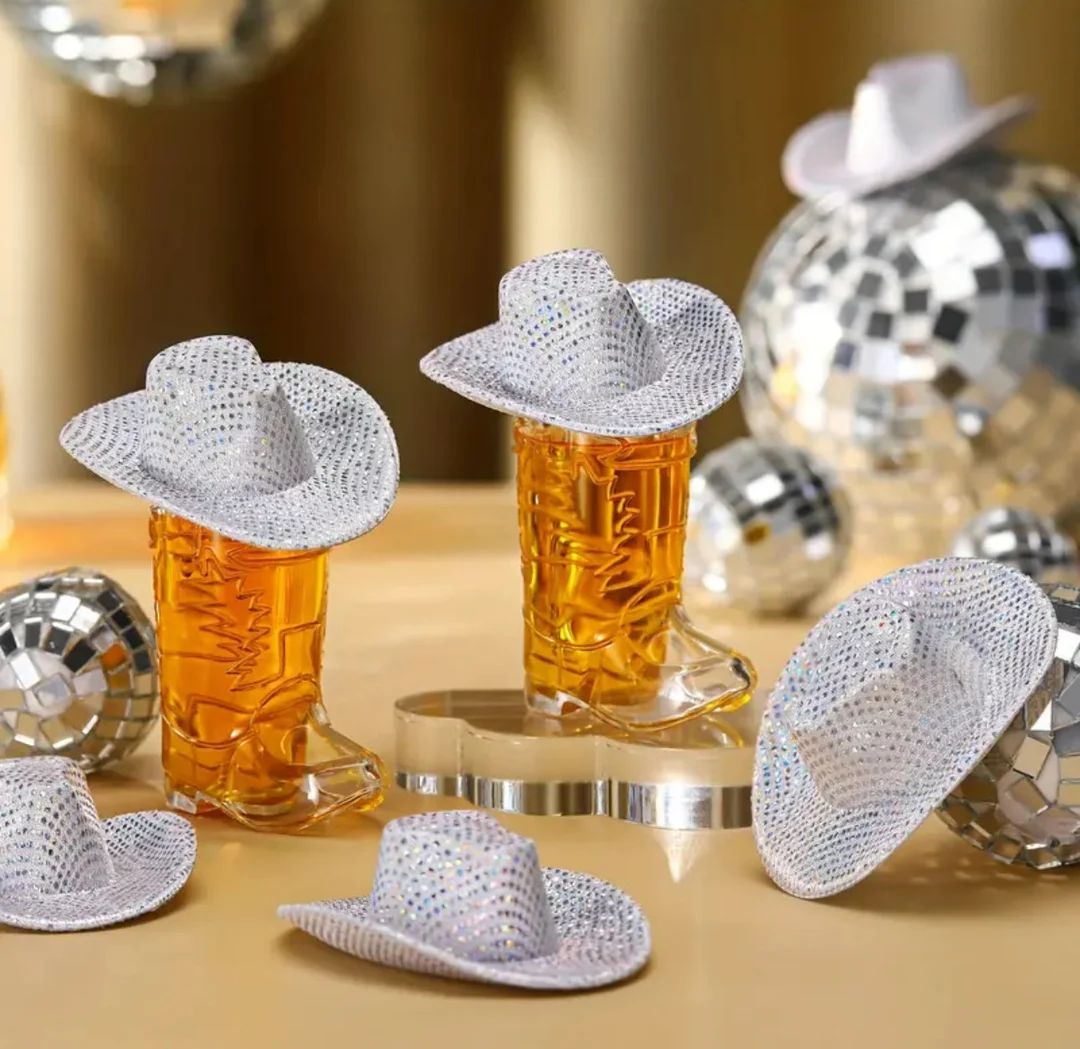 Cowboy Boot Shot Glasses, Cowboy Boot Candy Holder, Candy, Shot Glass, Miniature Cowboy Hat, Cowb... | Etsy (US)