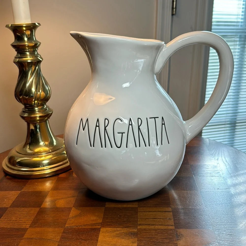 COPY - Rae Dunn large margarita pitcher- ceramic | Poshmark