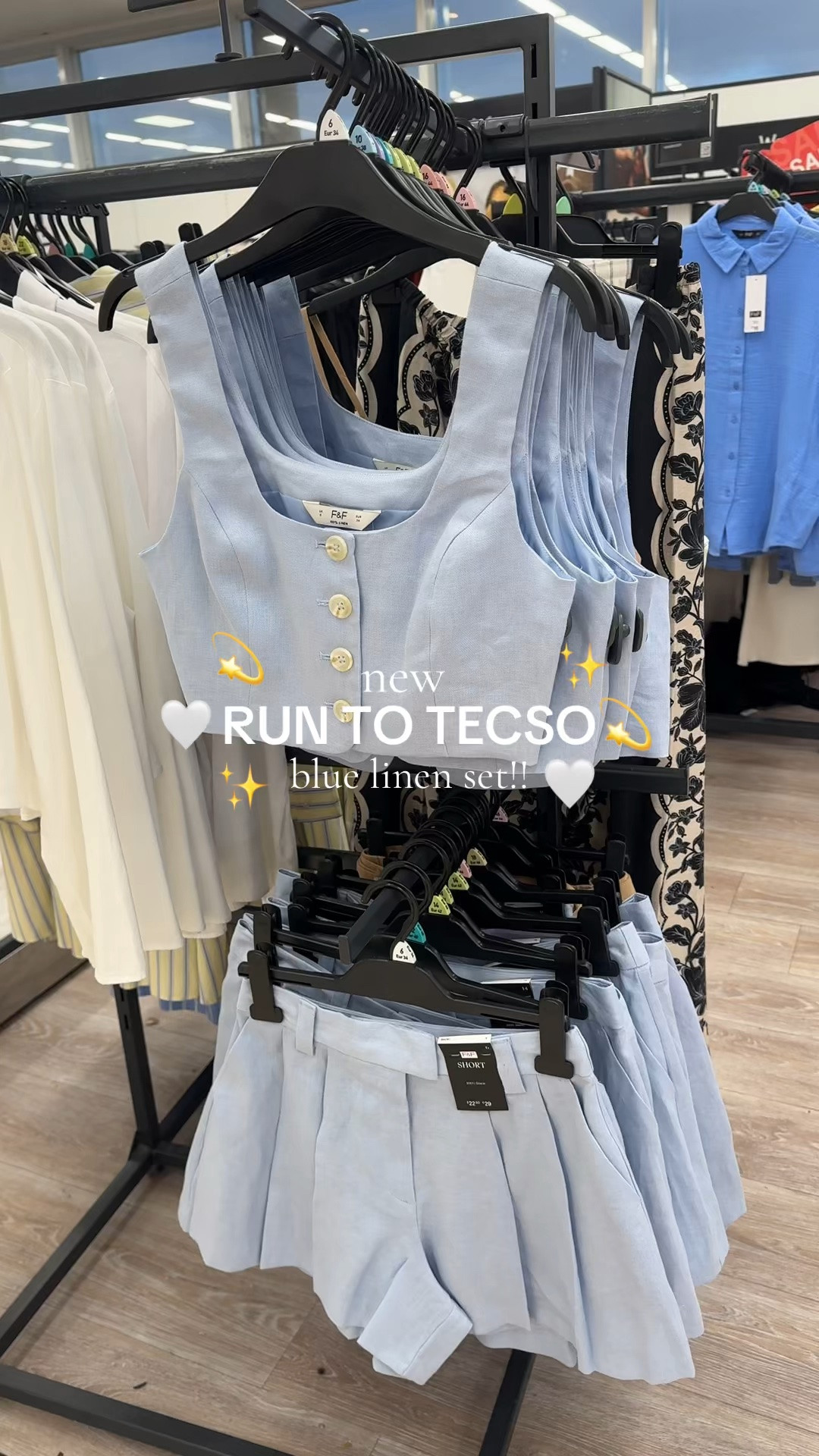 Stunning new F&F blue linen matching set!! Currently in the 25% off online ✨🤍

#LTKuk #LTKspring #LTKsummer