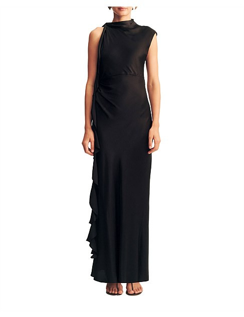 Shona Joy Agnes Draped Ruffle Maxi Dress | David Jones | David Jones (Australia & New Zealand)