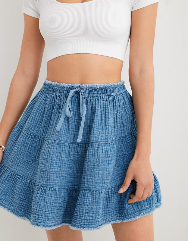 Aerie Pool-To-Party Mini Skirt | Aerie
