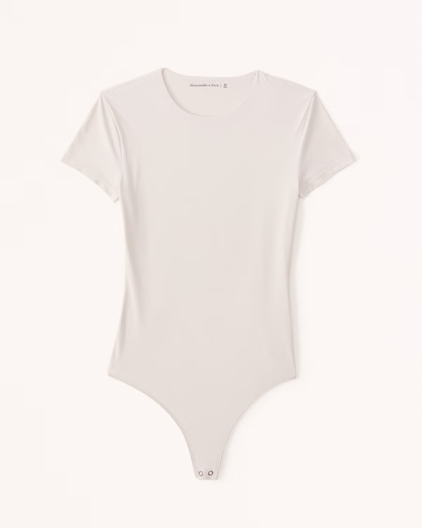Soft Matte Seamless Tee Bodysuit | Abercrombie & Fitch (US)