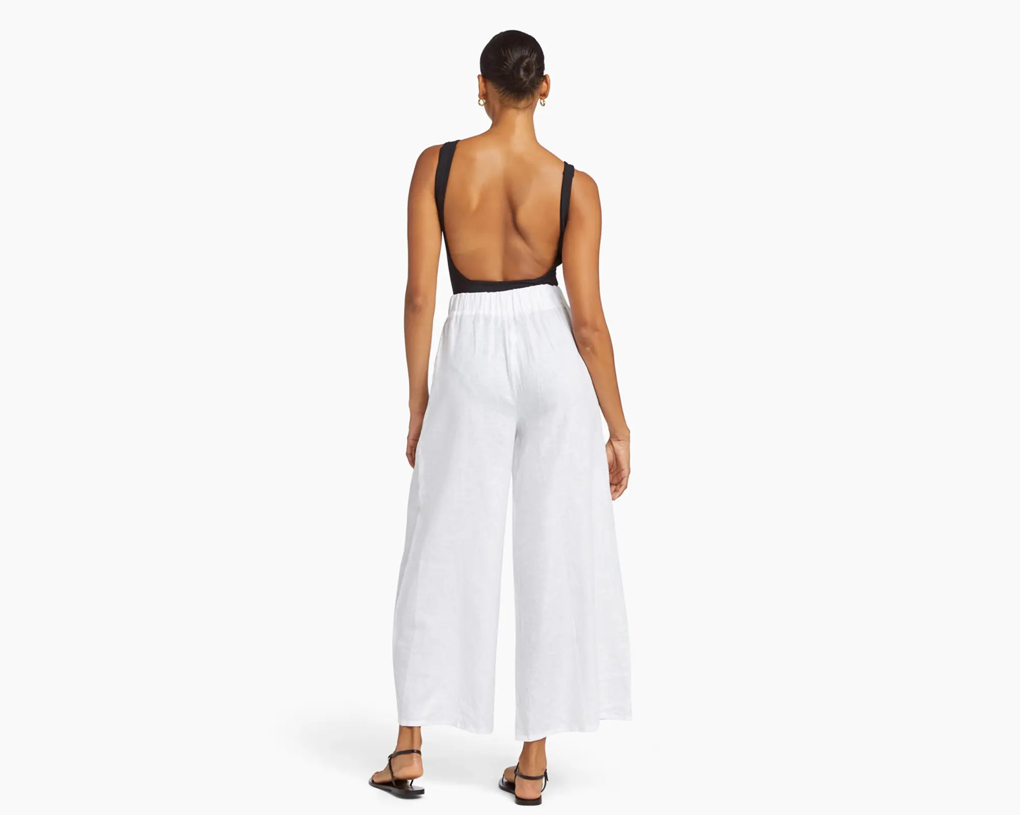 Tallows Linen Wide Leg Pant | Vitamin A Swim