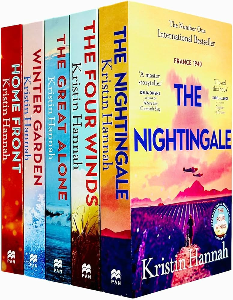 Kristin Hannah Collection 5 Books Set (The Nightingale, The Four Winds, The Great Alone, Winter G... | Amazon (US)