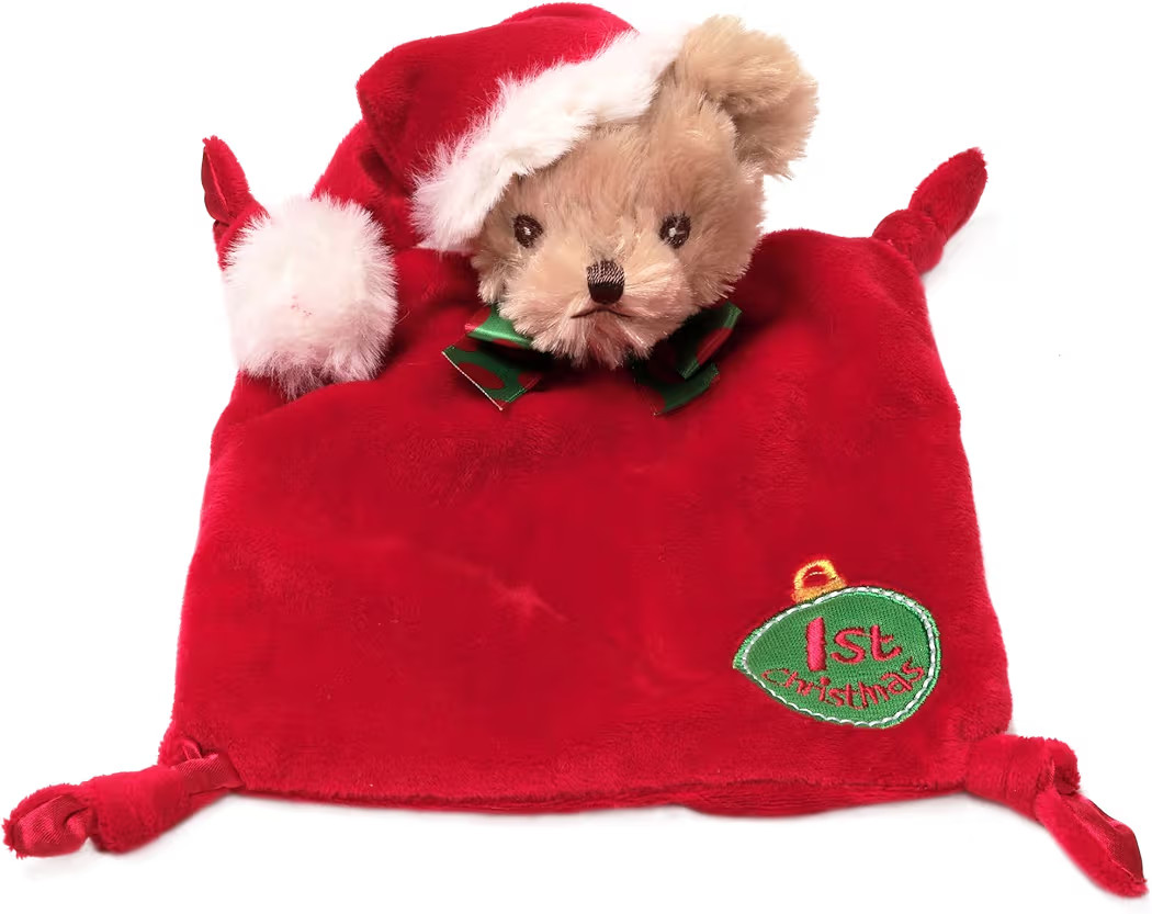 Bearington Baby Wee 1st Christmas, 8 x 7 Inch Small Teddy Bear Holiday Stuffed Animal, Christmas ... | Amazon (US)