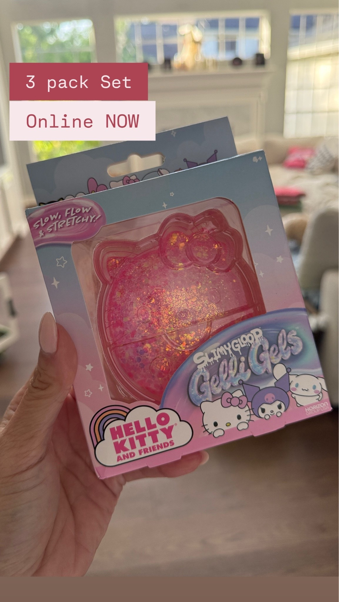 I don’t see this character squishy often, but the 3 pack set with Hello Kitty, Cinnamoroll & Kuromi are no online!  These make perfect gifts for any Sanrio & Squish Toy fan!

#LTKmomlife #LTKKids #LTKselfcare