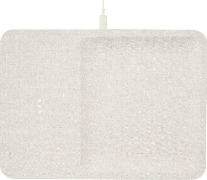 Courant Essentials CATCH:3 10W Qi-Certified Wireless Charger with Accessory Tray Natural CR-C3-ES... | Best Buy U.S.