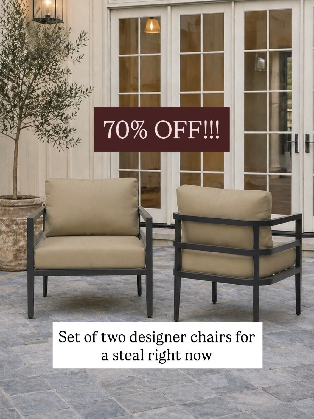 Wow, 70% off this beautiful set! Limited time deal. Patio sale 

#LTKHome #LTKSaleAlert