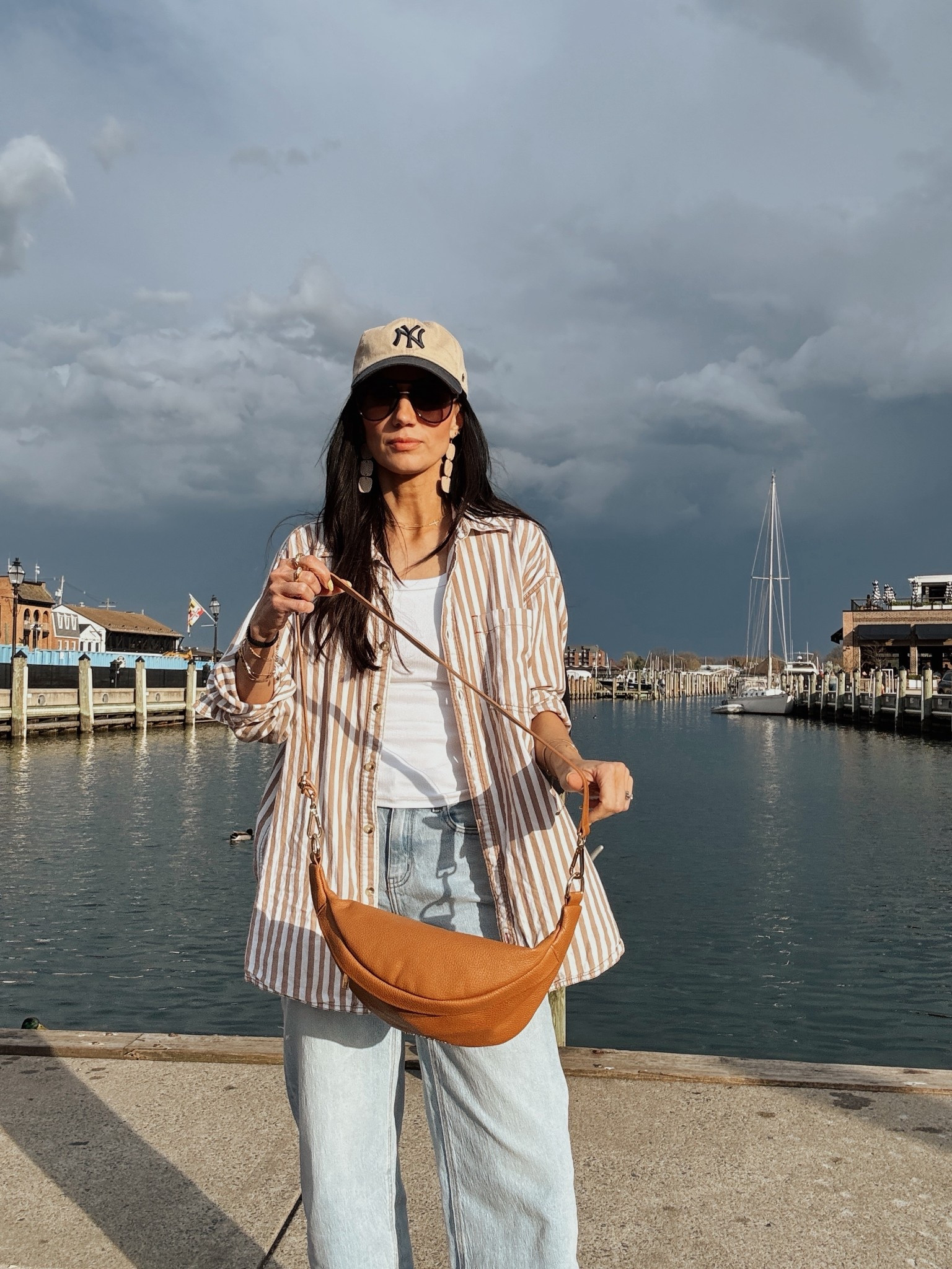 Classic stripes. My top is from my nuuly- linked a few other very similar ones. 