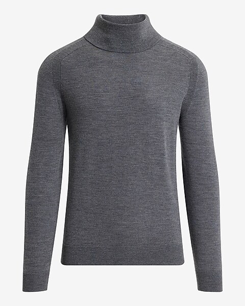 Merino Wool Turtleneck Sweater | Express