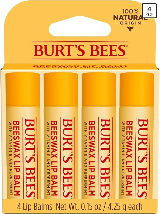 Burt's Bees 100% Natural Moisturizing Lip Balm (Original Beeswax) | Amazon (US)