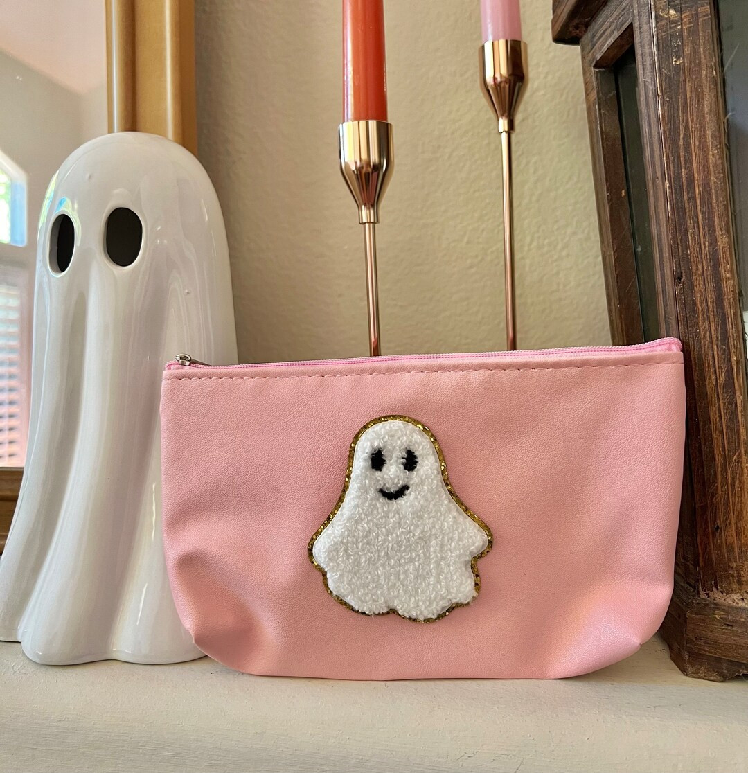 Halloween gift Make Up Bag Gift for girls with preppy halloween patch cosmetic bag girls party fa... | Etsy (US)