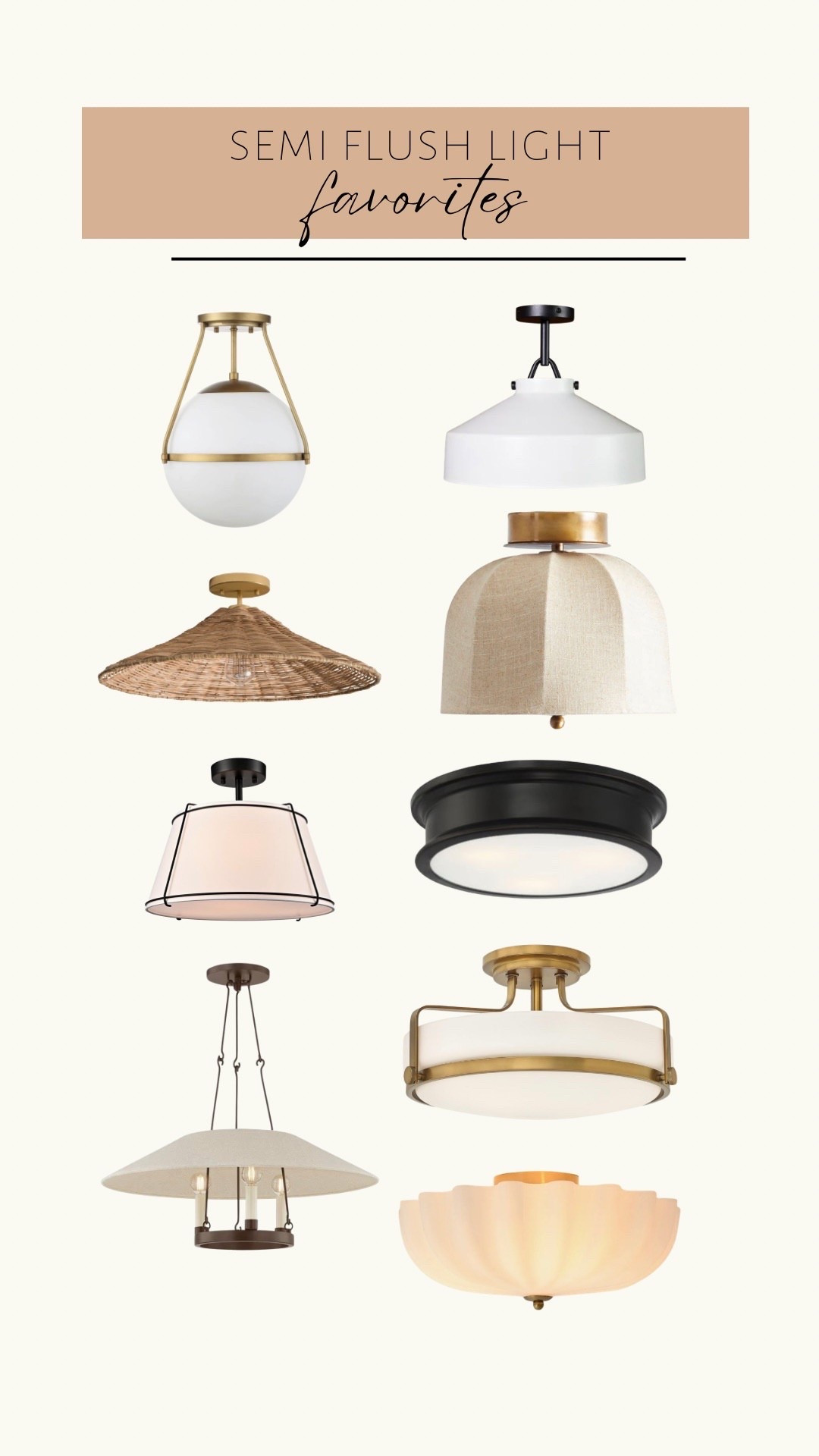 Different styles of light for any home! 

#LTKHome