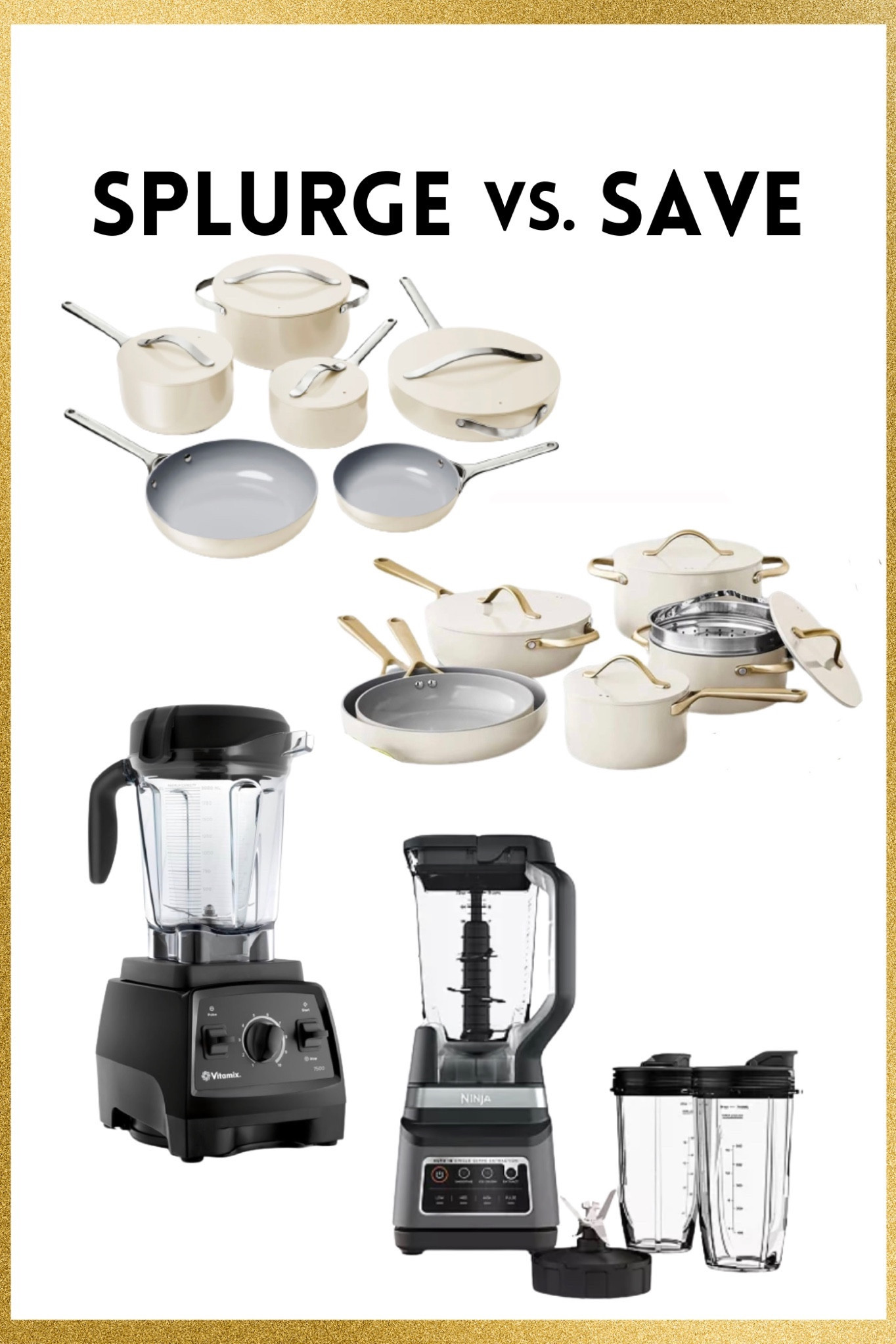 Splurge vs Save - kitchen edition 😁

#LTKhome #LTKHolidaySale