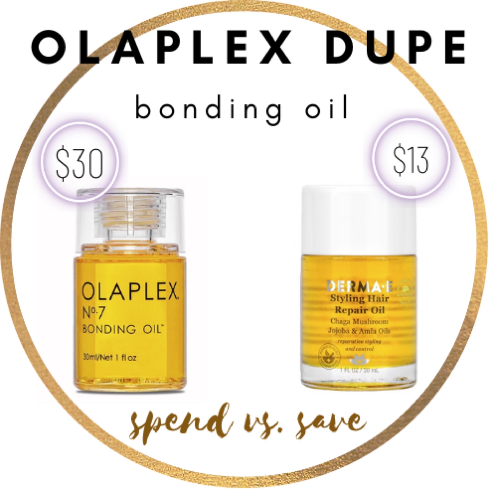 Olaplex, olaplex dupe, healthy hair, hair oil, hairstyles, hair care, dupes , bonding oil, maternity, save vs spend 

#LTKunder50 #LTKsalealert #LTKbeauty