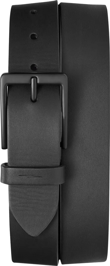 Lightning Bolt Keeper Leather Belt | Nordstrom